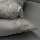 MIULEE 26x26 Euro Pillow Inserts,Set of 2 Down Feather Throw Pillows for Couch Sofa Bed, Decorative Fluffy Throw Pillow Inserts Cotton Fabric,White