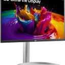 LG 27UP850K-W 27-inch Ultrafine 4K UHD (3840 x 2160) IPS Computer Monitor, 60Hz, 5ms, DisplayHDR 400, Built-in Speaker, HDMI, DisplayPort, USB Type-C 90W PD, Tilt/Height/Pivot Adjustable Stand, White