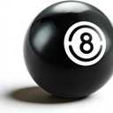4 x HMQQ 2 1/4" Pool Cue Ball and Professional AAAA Grade Billiards Ball, #8 Pool Ball Replacement Number 8, Set of 1