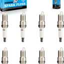 Spark Plugs Iridium 8 Pack, Pre-Gapped Bujas Sparkplugs OEM Replacement for Chevrolet Silverado GMC Savana Sierra Cadillac Escalade Buick Hummer Pontiac