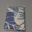 Tropical Pillow Covers 18x18 Set of 2 Navy Blue Aqua Teal Monstera Palm Leaf Pillowcase Summer Decorations Tropical Outdoor Throw Pillows Linen Decor Botanical Plant Cushion Case for Home Bed