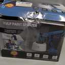 TOPALL Blue Paint Sprayer Tools,850W 32000PRM 1400ML HVLP Upgraded Spray Gun Paint with 5 Nozzles and 3 Patterns, Paint Sprayer for House Painting,Fences and Sheds,Sheds,Walls,Furniture,Ceiling