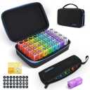 Monthly Pill Organizer 2 Times a Day, 30 Day Pill Organizer Box AM PM