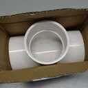 3 Way 3" PVC Tee Pipe Fittings Adapter (Socket x Socket x Socket) Furniture Grade SCH40 3 Inch PVC Elbow Pipe Connector for DIY PVC Shelf Garden Support Structure Storage Frame