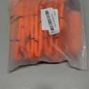 6 Inch PVC Mini Basketball Toys for Indoor Hoops, Soft 6" Rubber Small Repacement Ball for Over Door Hoop Sets, Little Basketballs for Kids Toddler, Lawn Outdoor, Beach, Pool(6 PCS with Air Pump) (Orange)