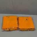 LFCXHTY Orange Square Gift Bags Small Square Paper Bag with Handles for Party Favor, Birthday Gift Bags (8 x 8 x 8 in, 20 CT)