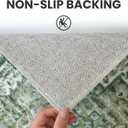 SIILOOM 2x7 Runner for Hallways, Green Non-Slip Washable Kitchen Runners, Vintage Boho Runner Printed Rug with Non-Shedding, Soft Medallion Floor Carpet Rugs for Laundry Bedroom Entryway