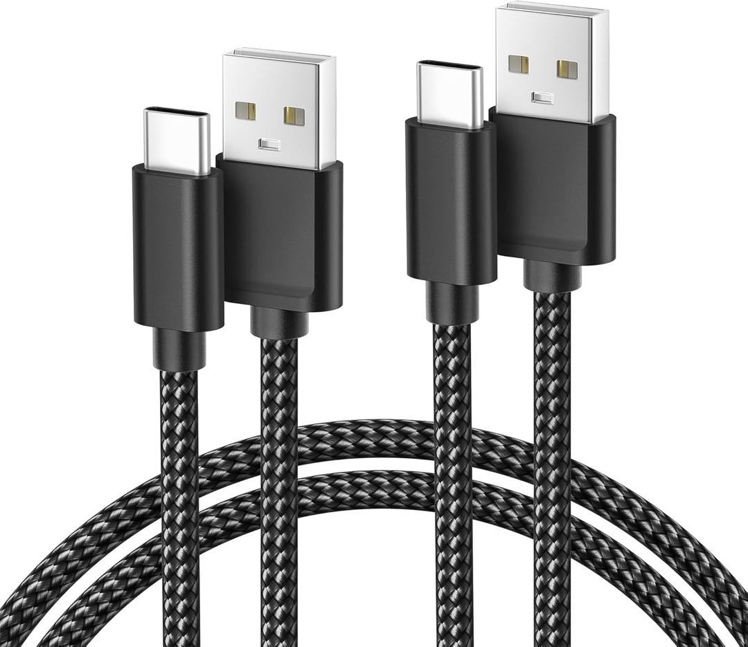 Basesailor iPad Mini 7 Charger Cable 6.6FT 2 Pack,USB Type C Charging Power Cord for iPad Pro 10th Air 4th 5th Mini 6th,Samsung Galaxy S24 S23 S22 S21 Note 20,Moto Z4 G7 G9 Play,Steam Deck,AirPods 4
