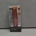 Facial Hair Removal for Women, Electric Painless Rechargeable Facial Hair Remover for Face, Lip, Chin with 2 x Replacement Heads