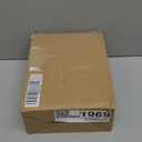 Cash Box with Money Tray and Combination Lock Metal Money Box Change Lock Box for Money 7.87" x 6.3" x 3.54" Orange (Medium)