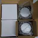 Lichamp LED Camping Lantern, 4 Pack Battery Powered Flashlight for Power Outages, Portable Collapsible Hanging Light Essential for Home, Outdoor, Emergency Lamp Survival Kit Gear for Hurricane, Gray