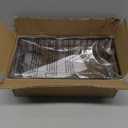 Toilet Paper Basket with Decorative Wood Base, Small Metal Wire Basket for Toilet Paper, Cosmetic & Spices, Wall Mount Storage Basket for Bathroom, Kitchen