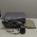 Intex: Dura-Beam Deluxe Comfort-Plush Air Mattress - 22" Queen Blue - Built-in Electric Pump, Durable Fiber-Tech, Carry Bag Included, 600lb Capacity