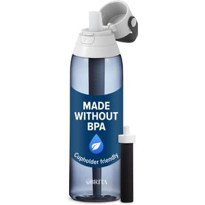 Brita 36386 Premium Water Filter Bottles, 26oz, Night Sky