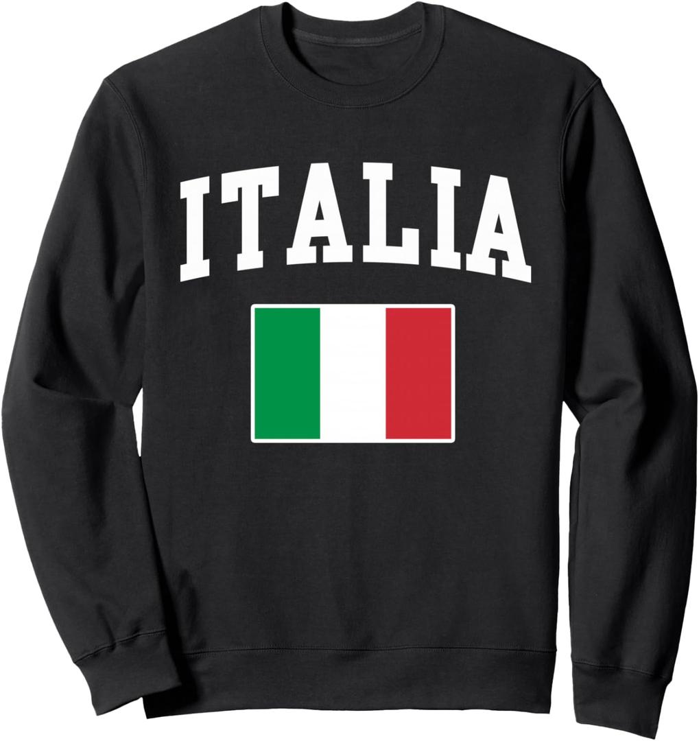 Italia Flag Italian Italy Italiano Gift Men Women Sweatshirt, 2XL