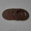 4 Pack Bronze Matte Plastic Ring Trim for Decorated 5/6 Inch Lighting Fixture Recessed Downlight, Can Lights Trim Cover Outer Diameter 7.59", Inner Diameter 4.44",Thickness 0.37