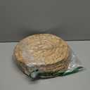 6 Pack Woven Placemats, Round Wicker Placemats, Rattan Place mats, Natural Hand-Woven Water Hyacinth Table Mats, Braided Straw Table Mats for Dining Table (11.8 inch)