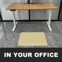1" Extra Thick Anti Fatigue Floor Mat 30" L x 20" W,Kitchen Mat, Standing Desk Mat,140D Advanced PU Foam Ergonomic Comfort at Home, Office, Garage, Sink (Yellow)