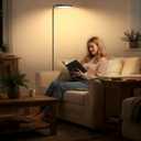Floor Lamps for Living Room, 36W/2600LM Super Bright LED Floor Lamp with Remote and Touch Control, Stepless Dimmable 69" Tall Standing Lamp with 350 Rotating Head for Bedroom Office
