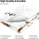 Sublimation Throw Blanket - Customizable, Heat Press, White, 40"x30", 40x30 inch swaddle baby blanket