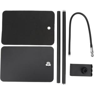 Tablet Floor Stand, Phone Mount Holder with 360 Rotation, Stability Aluminum Alloy Base, Flexible Bracket for Smartphones and Tablets Up to 11 Inches, Includes