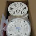 Hot Pot Electric With Steamer, 1.6L Ramen Cooker Non-Stick Saut Pan for Steak, Egg, Fried Rice, Ramen, Oatmeal, Soup, Portable Personal Perfect Suit Dorm Room and Apartment (White)