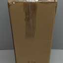 Nuogo 20 Inch Large Metal Lanterns with Glass Panels Black Hanging Vintage for Table Porch Home Party Decor Gift Indoor Outdoor, Candle Not Includes