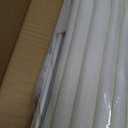 LazBlinds No Drill Roman Shades for Windows, Cordless Light Filtering Window Shades with UV Protection, Polyester Fabric for Bedroom & Living Room, 35" W x 64" H, Off White