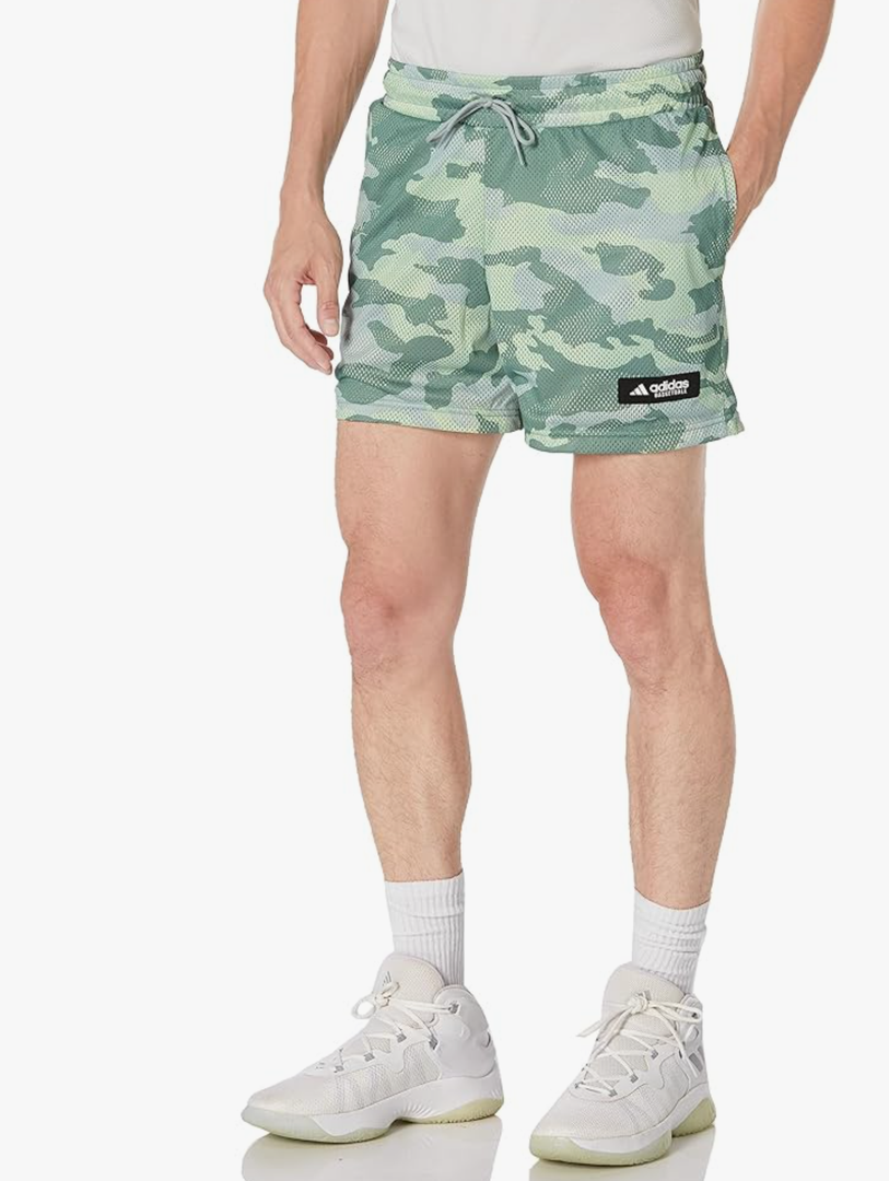 adidas Originals Men's Standard Legends All Over Printed Shorts (Small)