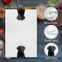 Funny Black Labrador Retriever Dog Kitchen Hand Towels for Bathroom Decor, Black Lab Gifts,Dog Mom Gifts, 16x24 Inches