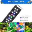 AQUANEAT LED Aquarium Light Full Spectrum for 36 Inch to 44 Inch Fish Tank Light Fresh Water