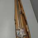 Ivilon Drapery Window Curtain Rod - End Cap Style Design 1 Inch Pole. 48 to 86 Inch Color Warm Gold