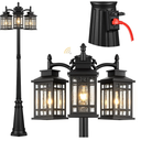 Opaxis Lighting - Three Head Outdoor Post Light