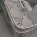 TAILI Shower Caddy Suction Cup 2 Pack, Heavy Duty Bathroom Organizer, Removable Shelves for Inside Shower, Shampoo, Waterproof Suction Plastic Storage for Bathroom Accessories Holder, White