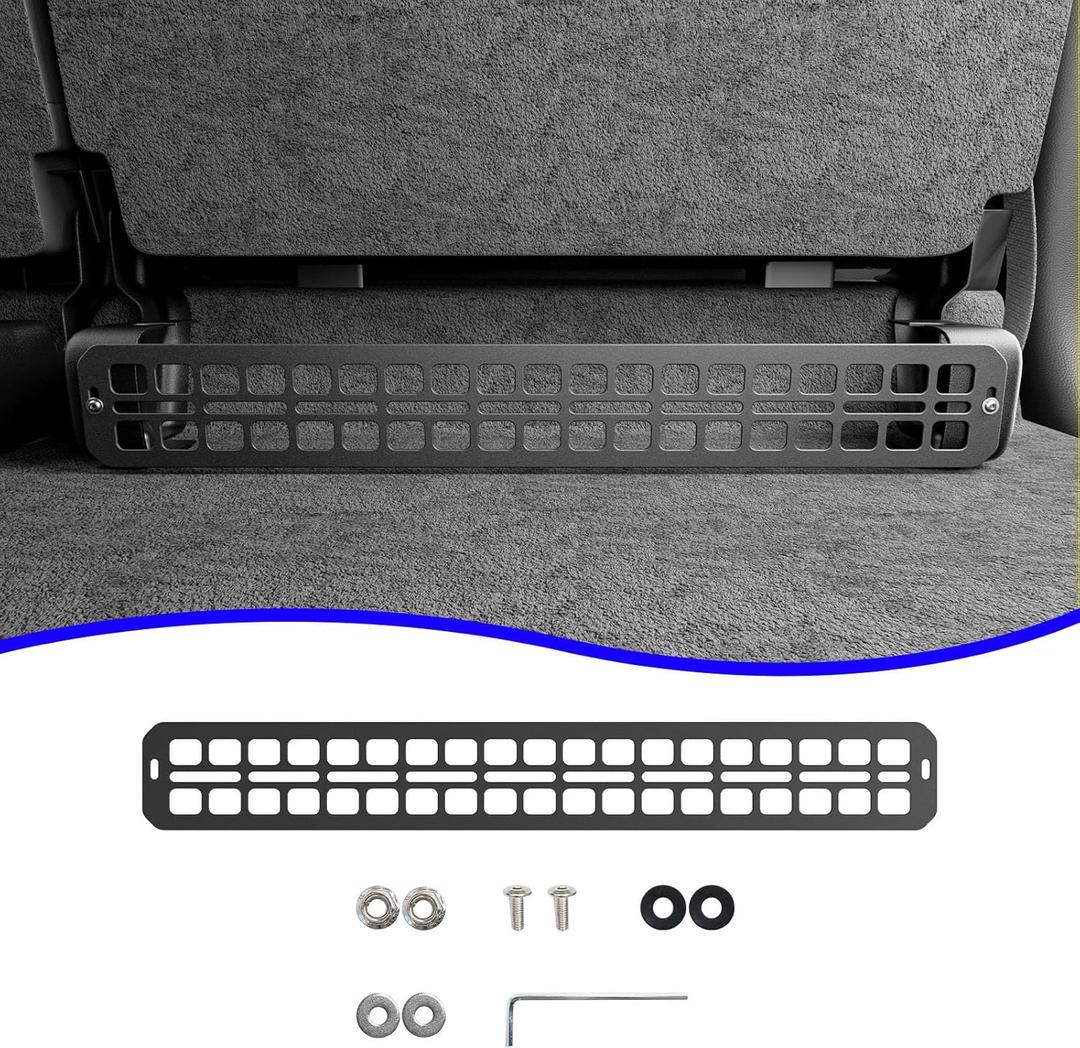 Seat Bottom Divider Panel Compatible with 2015-2025 Ford F150 Under Seat Organizers Molle Panel Replacement for 2015-2025 F-150 Accessories