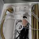 Boncoo LED Floor Lamp Fully Dimmable Modern Standing Lamp Arc Floor Lamp with Adjustable Drum Shade, Tall Pole Reading Lamp Light for Living Room Bedroom Study Room, Bulb Included (Gold)