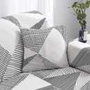 HOOBUY Printed Sofa Cover Stretch Couch Covers Sofa Slipcovers for 2 Cushion Couch and Loveseat with Two Free Pillow Case 02#(2 Seater/Loveseat)