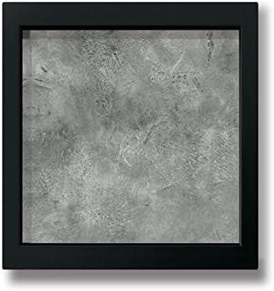 Shadow Box Piggy Bank for Adults - Black Money Box for Cash Saving, Honeymoon, College, Wedding, Date Night, Vacation Fund - Home Decor Memento Storage, 7x7x1.5 Inches