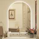 22x30 Arched Backlit LED Lighted Bathroom Mirror