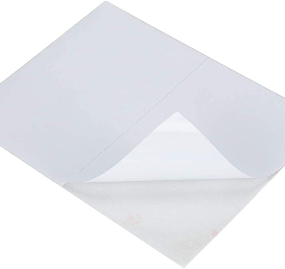 L LIKED 200 Labels Self Adhesive Shipping Labels 8.5" x 5.5" Stickets Paper for Laser & Inkjet Printers -100 Sheets (5.5" x 8.5"100 Sheets)