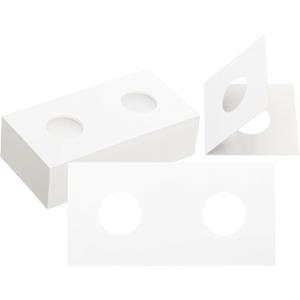 PATIKIL 2 x 2 Coin Flips, 200 Pack 20.5mm Cardboard Coin Holder Paper Coin Holders for Coin Collection Supplies Collector, White