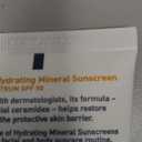 CeraVe 100% Mineral Sunscreen SPF 50, Face sunscreen With Zinc Oxide & Titanium Dioxide, Hyaluronic Acid + Niacinamide + Ceramides, Oil Free, Travel Size 2.5 oz