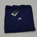 adidas Men's Essentials Single Jersey 3-Stripes T-Shirt (X-Large Tall, Dark Blue/White)