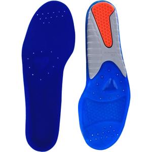 Spenco Gel Comfort Shoe Insole with Cushioning and Support, Women's 7-8.5/Men's 6-7.5