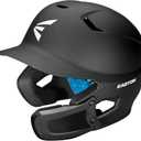 Easton Z5 2.0 Baseball Batting Helmet | Reversible Jaw Guard Included (JR (6 1/2 - 7 1/8), Matte Black)