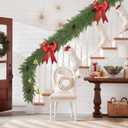 6FT Artificial Cedar Christmas Garland for Mantle Christmas Decorations Real Touch Realistic Greenery Faux Pine Garlands for Xmas Home Decoration Fake Winter Indoor Outdoor Garland Door Decor