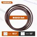 Jaruika M158131 Deck Belt Replacement for John Deere M158131 M154296 Z425 Z445 Z435 Eztrak Zero Turn Mowers with 54 Inch Mower Decks (1/2 x 152.3)
