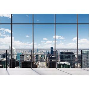 YYNXSY 7X5FT Office Backdrop for Video Conference Backdrop with Window Background Screen for Video ConferencingChildren Taking Photography Studio Background Holiday Party Birthday Party YY-1005