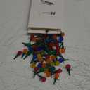 Honoson Christmas Replacement Mini Light Bulbs G14 LED Light Bulbs 0.06 Watt Globe Glass with Plastic Base for Outdoor Indoor Tree(Appealing Colors,60 Pieces)