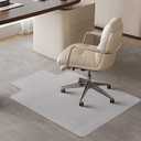 Chair Mat for Carpeted Floor with Lip,47''36'' PVC Carpet Protector for Low Pile Carpets Heavy Duty Effective Grip Anti-Slip,Won't Crack,Easy to Clean for Office and Home
